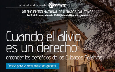 XII Encuentro | Actividades complementarias – Charla para la comunidad: «Cuando el alivio es un derecho»